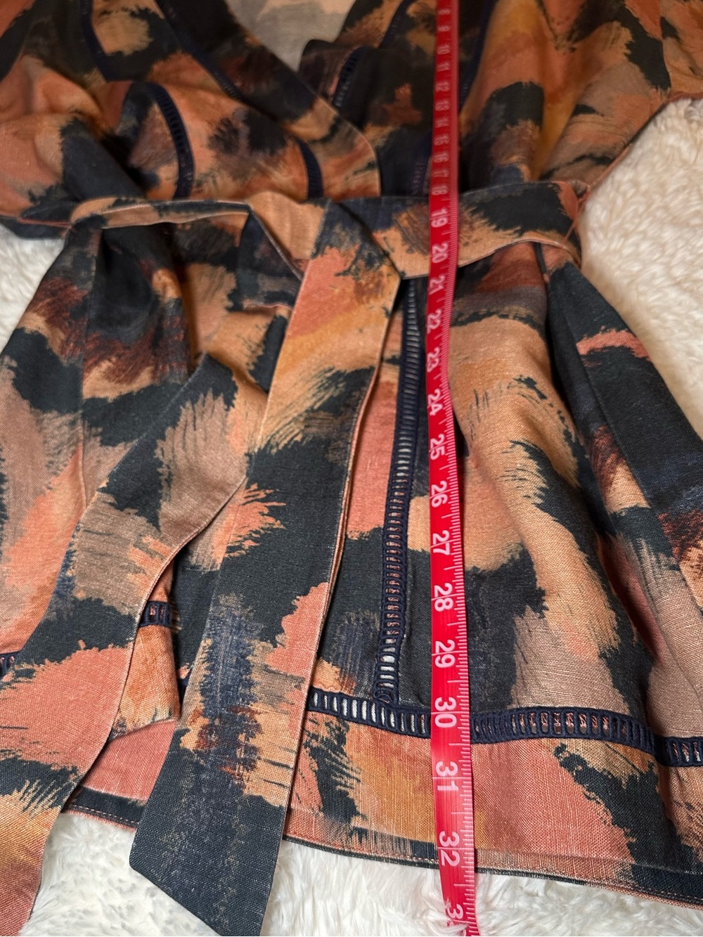 Significant Other Izzy Linen Blend Mini Dress US 8 - Picture 11 of 13
